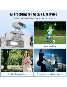 Estabilizador Gimbal ZHIYUN Smooth 5E Combo para Smartphone 300g 2