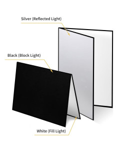 Reflector de Luz Meking 30.48x20.32 cm 3 en 1 Plegable 2