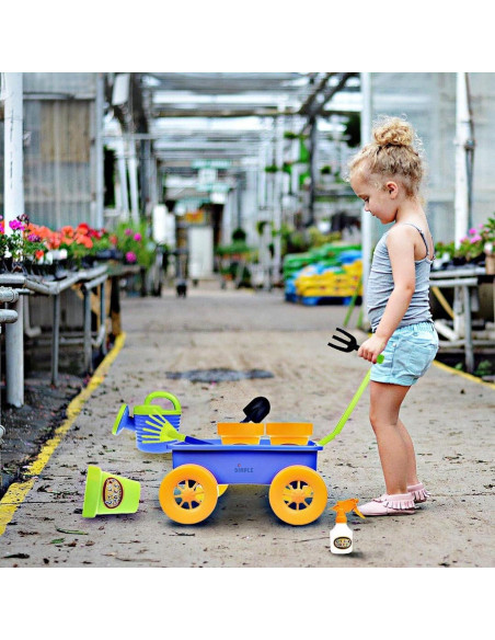 Juego de Jardinería para Niños Dimple con Carro 15 Piezas