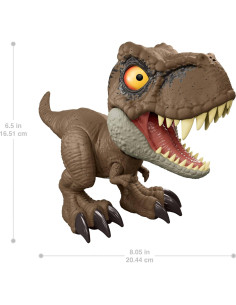 Figura Dinosaurio T. Rex Roar Command Mattel 20.32 cm Interactivo 2