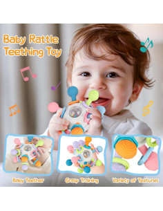 Juguetes Montessori para Bebés 5 Piezas XAZASTOV 0-18 Meses 2