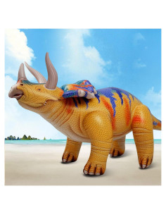 Juguete Inflable Dinosaurio Triceratops HOHQB 109 cm para Niños