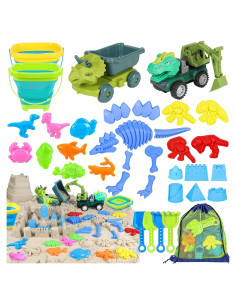 Juego de Juguetes de Playa FUSPWEAO 36 Piezas para Niños