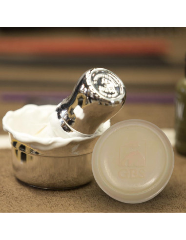 Jabón de Afeitar Natural G.B.S Bay Rum 100g - Espuma Rica