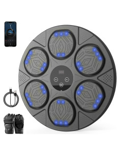 Máquina de Boxeo Musical ZOOCWISPA 2025 con Bluetooth y Guantes