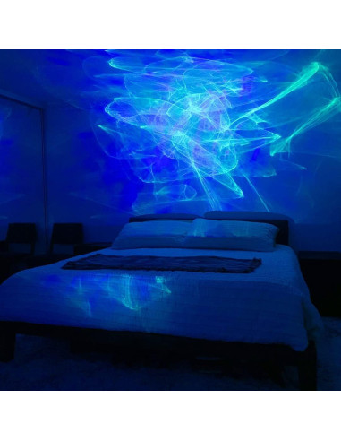 Proyector LED Aurora BlissLights Ark Lite - Nebulosa y Láser Verde