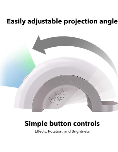 Proyector LED Aurora BlissLights Ark Lite - Nebulosa y Láser Verde