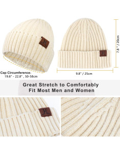 Conjunto de Gorro, Bufanda y Guantes Térmicos para Mujeres 2