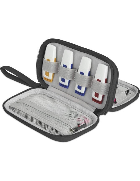 BUBM Funda USB Impermeable 16 Pendrives Negro
