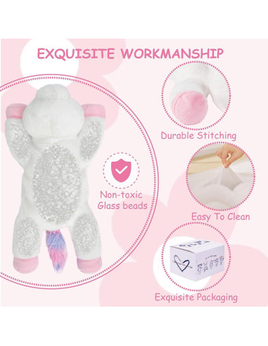 Peluche Unicornio con Peso GILFWM 63.5 cm Ultra Suave