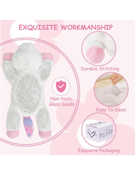 Peluche Unicornio con Peso GILFWM 63.5 cm Ultra Suave