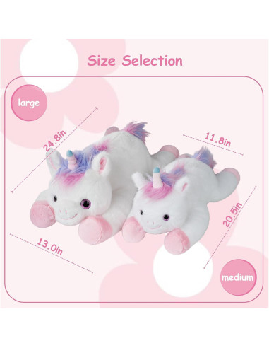 Peluche Unicornio con Peso GILFWM 63.5 cm Ultra Suave
