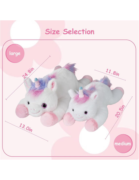 Peluche Unicornio con Peso GILFWM 63.5 cm Ultra Suave