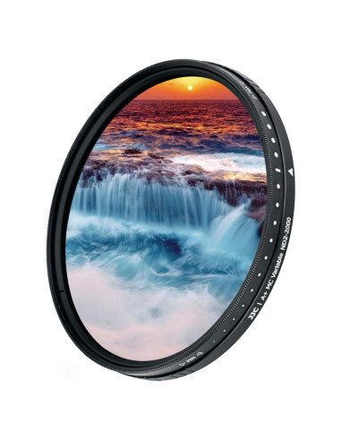 Filtro ND Variable JJC 40.5mm ND2-2000 para Cámaras Sony