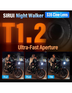 Juego de Lentes de Cine SIRUI Night Walker T1.2 16-75mm Manual 2