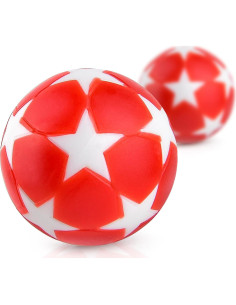 Coopay 24 Pelotas de Fútbol de Mesa 32mm Multicolor 2