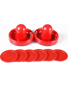 Pucks de Reemplazo East Eagle para Hockey de Aire - 2 Strikers y 6 Pucks 2