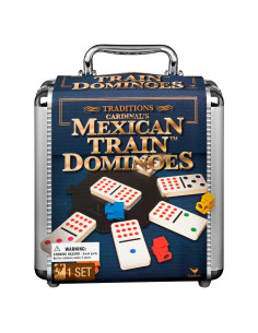 Juego de Dominó Mexicano Spin Master en Estuche de Aluminio