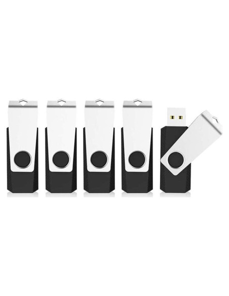 KEXIN 128GB USB 2.0 Flash Drive Pack de 5 Unidades