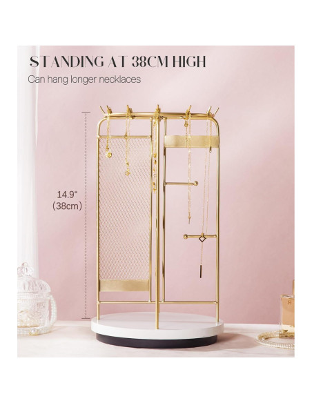 Soporte de Joyería Homde HJ007 Rotatorio para Tocador