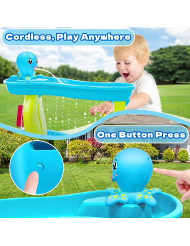 Bomba de Mesa de Agua Octopus 2500mAh Azul para Niños