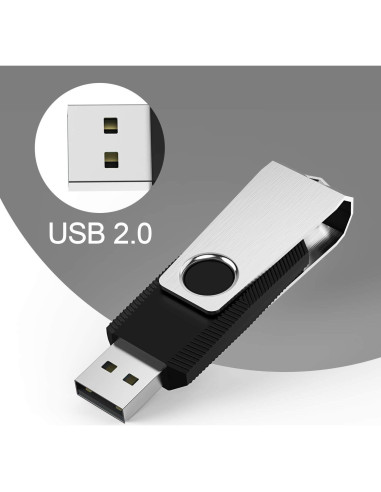 KEXIN 128GB USB 2.0 Flash Drive Pack de 5 Unidades