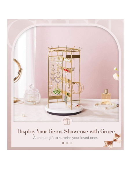 Soporte de Joyería Homde HJ007 Rotatorio para Tocador