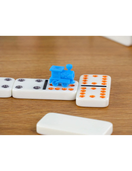 Juego de Dominó Doble 12 Regal Games - 91 Fichas Coloridas