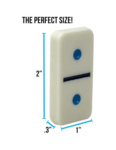 Juego de Dominó Doble 12 Regal Games - 91 Fichas Coloridas