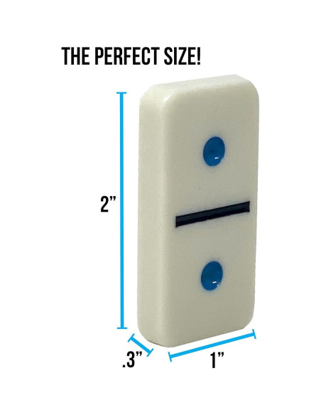 Juego de Dominó Doble 12 Regal Games - 91 Fichas Coloridas