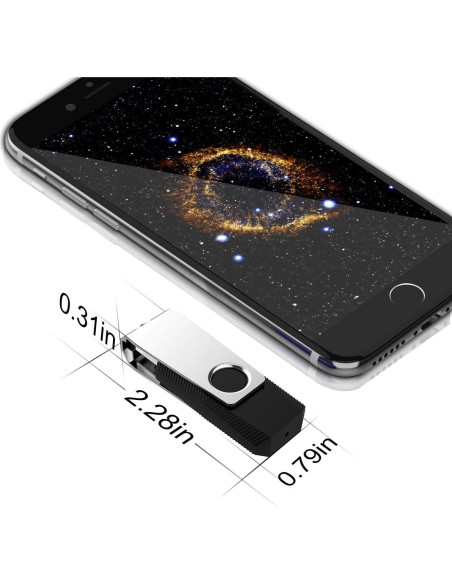 KEXIN 128GB USB 2.0 Flash Drive Pack de 5 Unidades