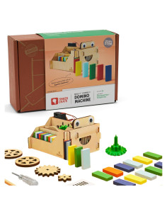 Juego de Dominó de Madera KiwiCo con Robot para Niños 9+