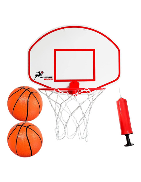 Aro de Baloncesto Interior Majestic Hoops 22.5 cm con Pelota Aro de Baloncesto Interior Majestic Hoops 22.5 cm con Pelota