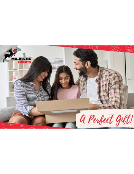 Aro de Baloncesto Interior Majestic Hoops 22.5 cm con Pelota Aro de Baloncesto Interior Majestic Hoops 22.5 cm con Pelota