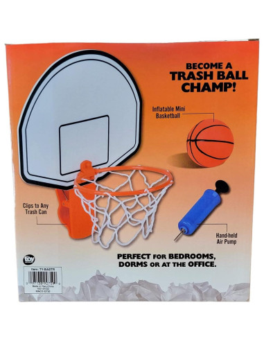 Juego de Baloncesto Clip-On Zugar Land para Cubos de Basura