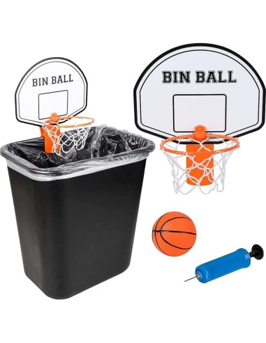 Juego de Baloncesto Clip-On Zugar Land para Cubos de Basura