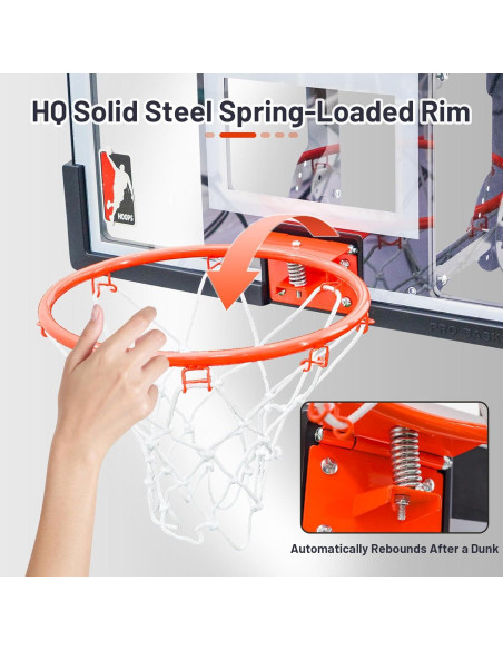 Aro de Baloncesto Mini Efficraft 63.5 cm Ajustable con 2 Pelotas Aro de Baloncesto Mini Efficraft 63.5 cm Ajustable con 2 Pelotas