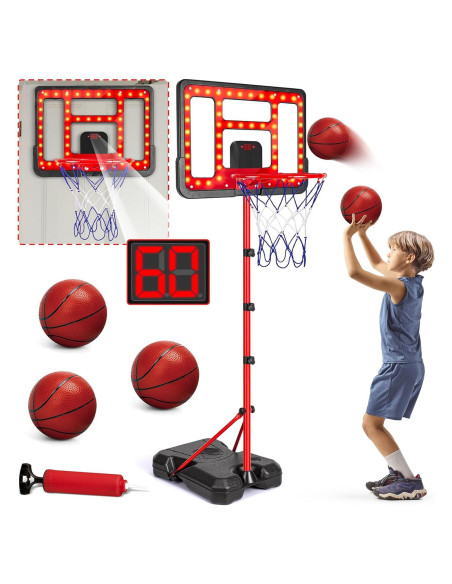 Aro de Baloncesto Ajustable ShyLizard 1.07m-1.88m para Niños