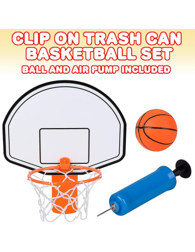 Juego de Baloncesto en Basura ArtCreativity con Pelota y Bomba