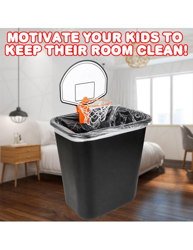 Juego de Baloncesto en Basura ArtCreativity con Pelota y Bomba