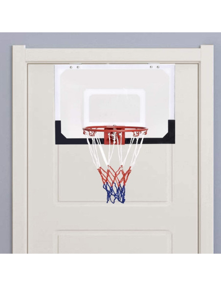 Aro de Baloncesto HAPPYGRILL Mini Hoop 45.72x30.48cm con Balón