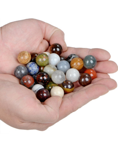 Esferas de Piedra Preciosa Natural LPBeads 16mm 20pcs