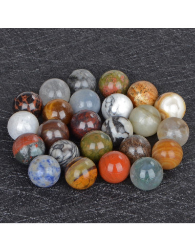 Esferas de Piedra Preciosa Natural LPBeads 16mm 20pcs