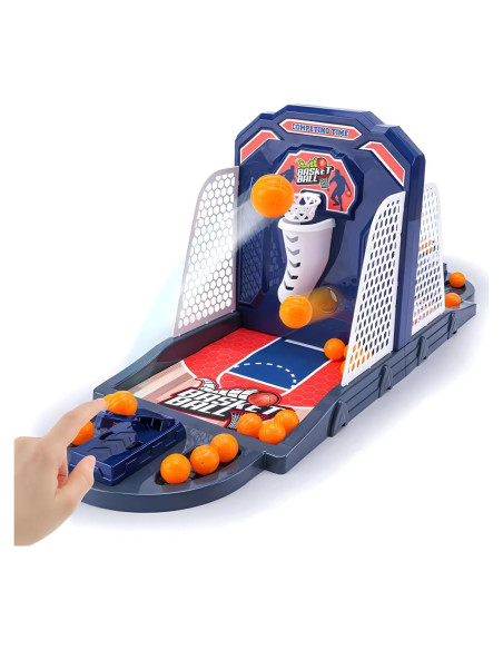 Juego de Baloncesto de Escritorio Stormstar con 10 Mini Balones