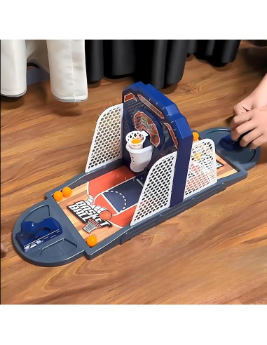 Juego de Baloncesto de Escritorio Stormstar con 10 Mini Balones