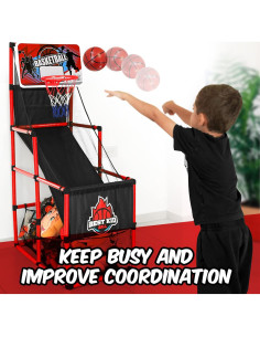 Canasta de Baloncesto BESTKID BALL para Niños 3-9 Años 2