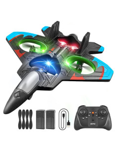 Avión de Control Remoto 4DRC V32 Foam con Luz LED y Acrobacias