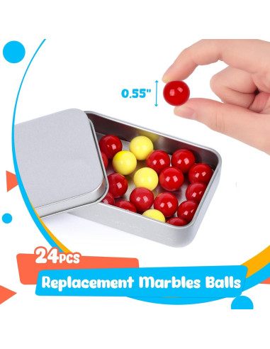 Juego de Canicas de Repuesto LovesTown - 24 Piezas para Niños