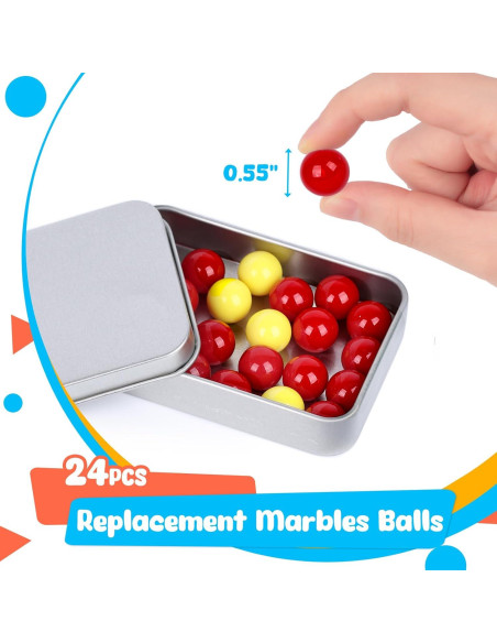 Juego de Canicas de Repuesto LovesTown - 24 Piezas para Niños