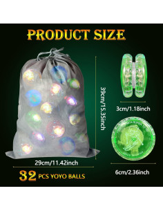 32 Pelotas LED Iluminadas New Teko - Juguetes para Niños 2